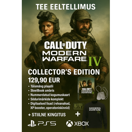 Call of Duty: Modern Warfare IV (Eeltellitav)  Xbox S/X Collector's edition
