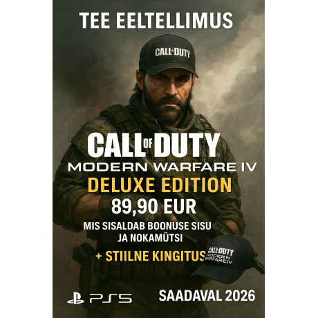  Call of Duty: Modern Warfare IV (Eeltellitav) Xbox S/X Deluxe edition